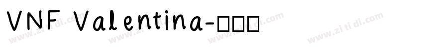 VNF Valentina字体转换
